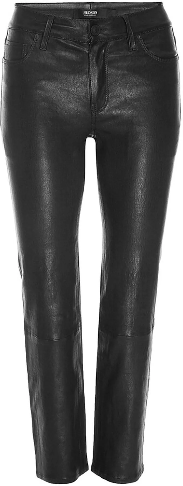 Nico Mid-Rise Cigarette Leather Pants