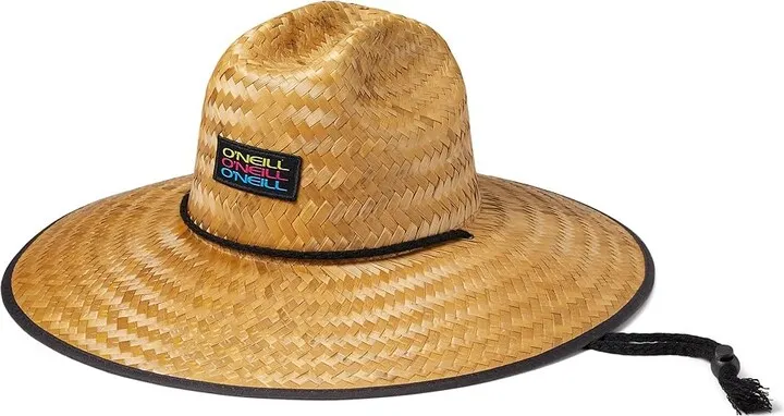 O'Neill Sonoma Prints Straw Hat (Black 2) Caps