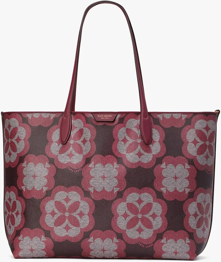 Kate Spade Spade Flower Monogram Sutton Large Tote