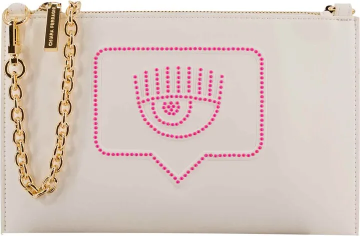 Eyelike Motif Crossbody Bag