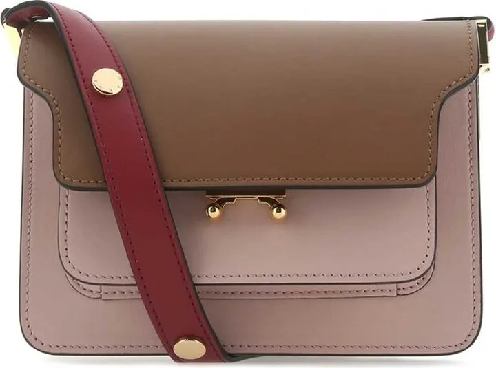 Marni Trunk Colour-Block Shoulder Bag