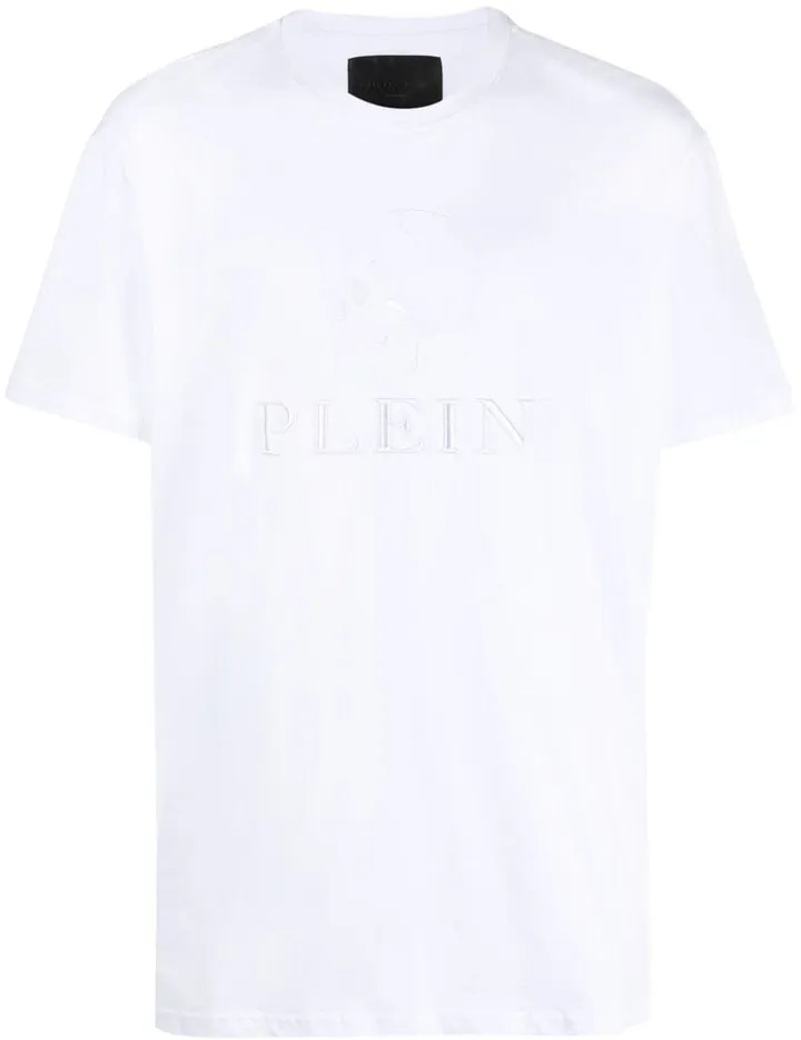 embroidered-logo T-shirt