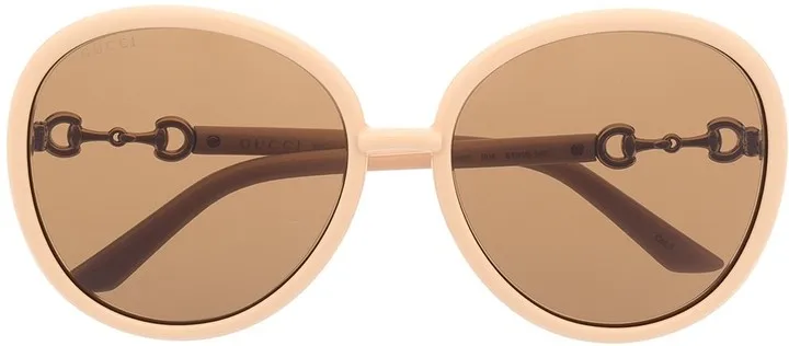oversized Horsebit sunglasses