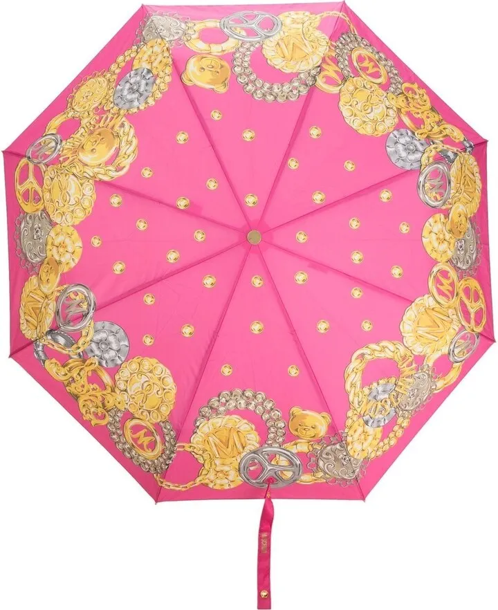 Chain Logo Print Umbrella