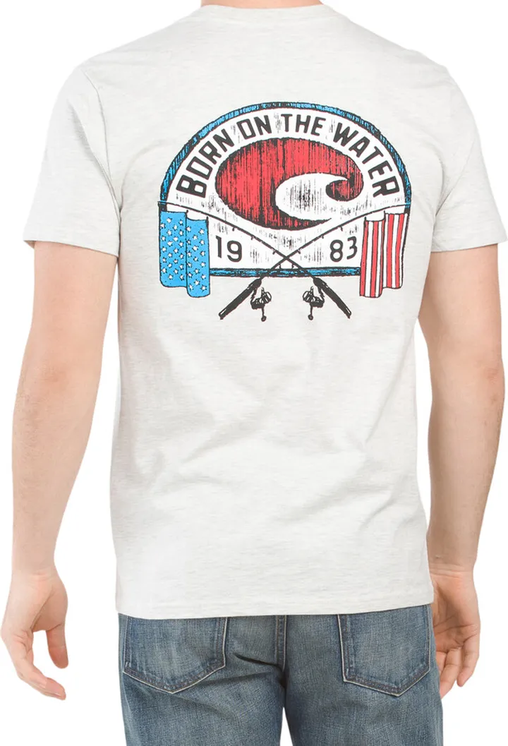 Woodcut Flags Graphic Tee