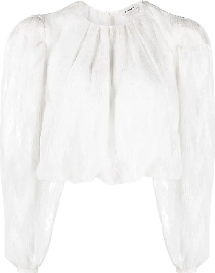 Eudela long-sleeve blouse