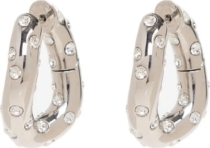 Balenciaga Embellished Hoop Earrings