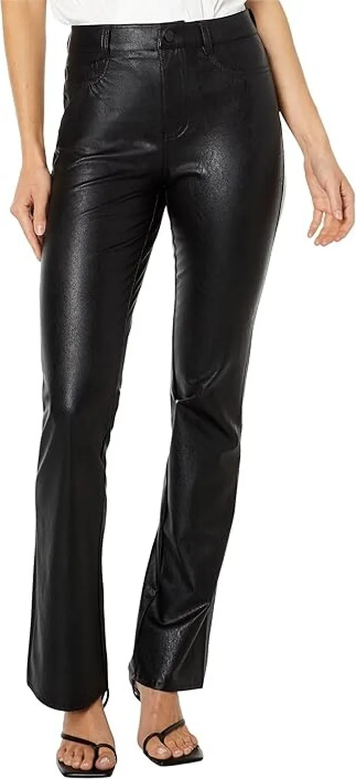 Paige High-Rise Manhattan Boot (Black) Women's Clothing