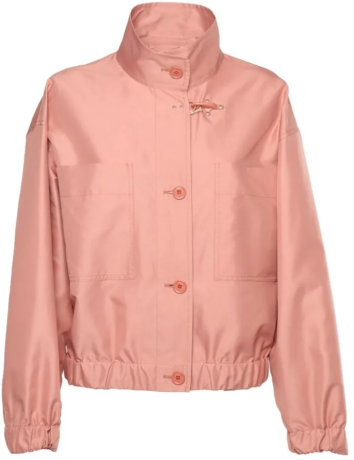 Fay Button-Up Bomber Jacket