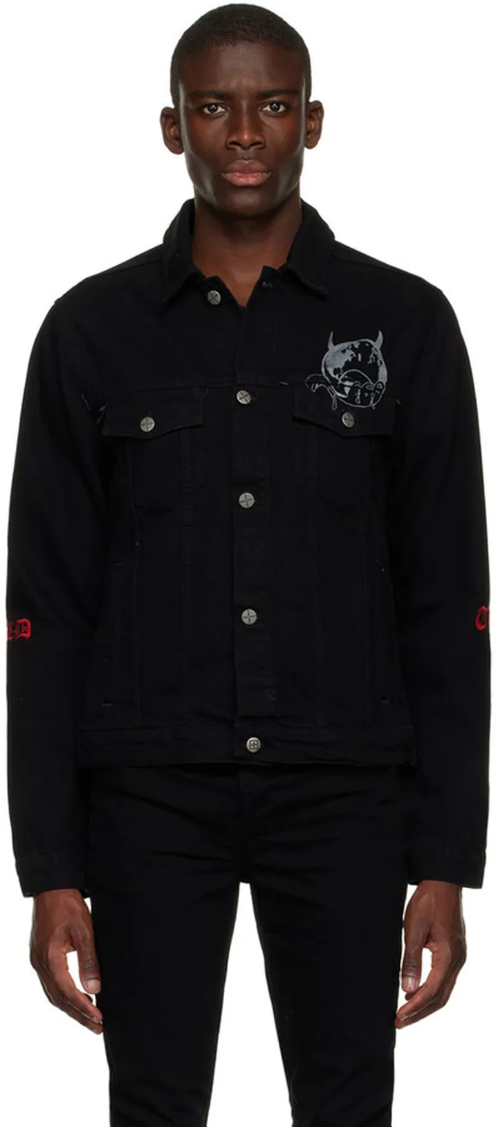 Ksubi Black Devil Denim Jacket