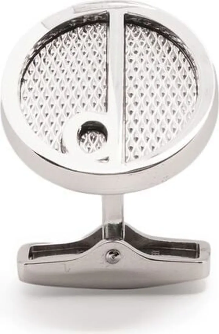 Embossed-Logo Cufflinks