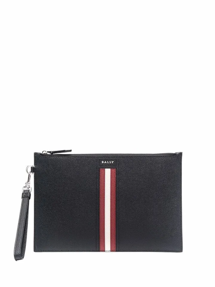 Logo Zipped Clutch