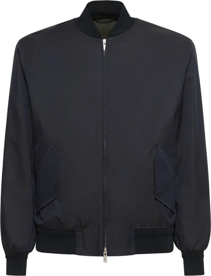Cotton casual bomber jacket
