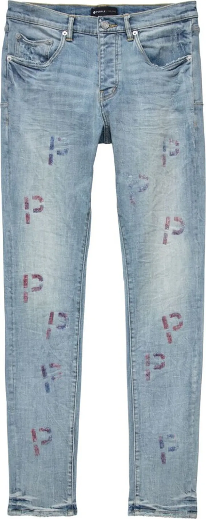 Embroidered-Logo Low-Rise Jeans