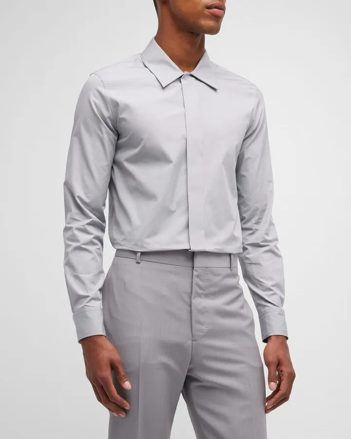 Men's Cotton Poplin Sport Shirt