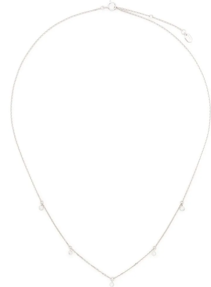 14kt white gold Moreno diamond necklace