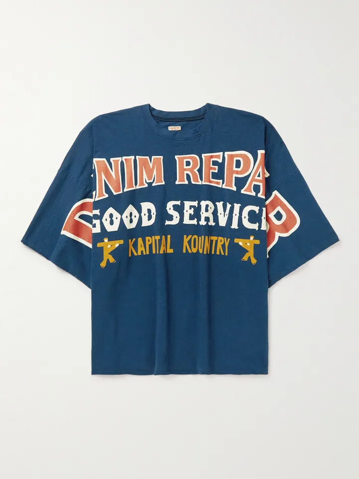 Printed Cotton-Jersey T-Shirt
