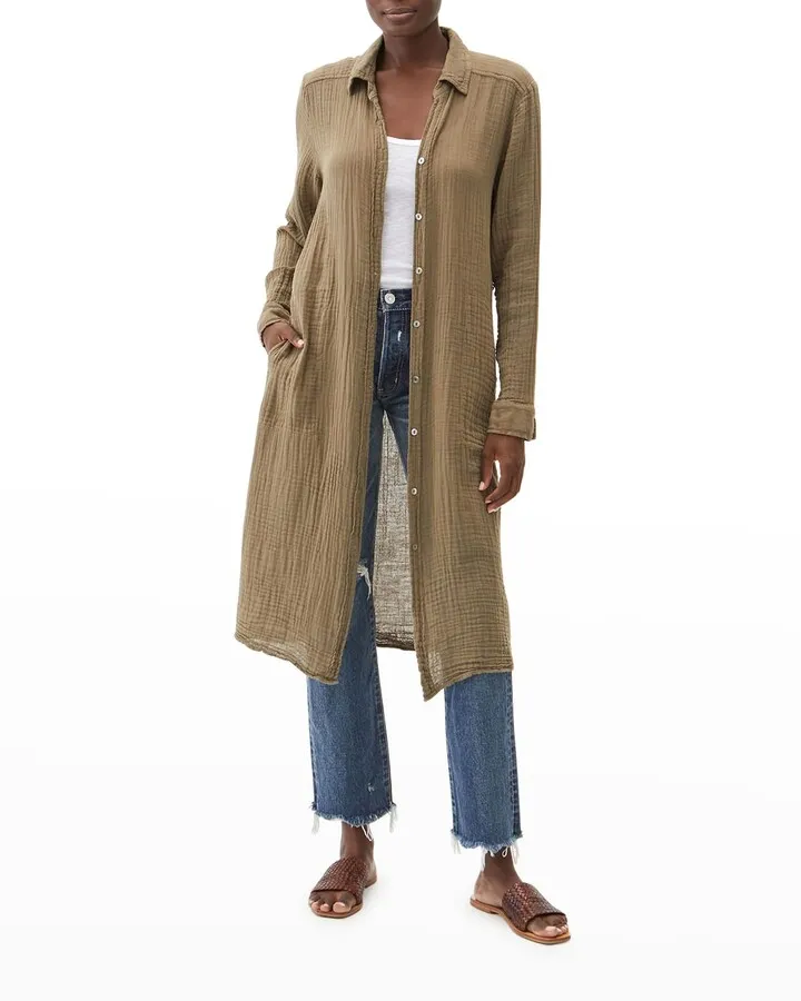 Cleo Button Down Shirt Dress