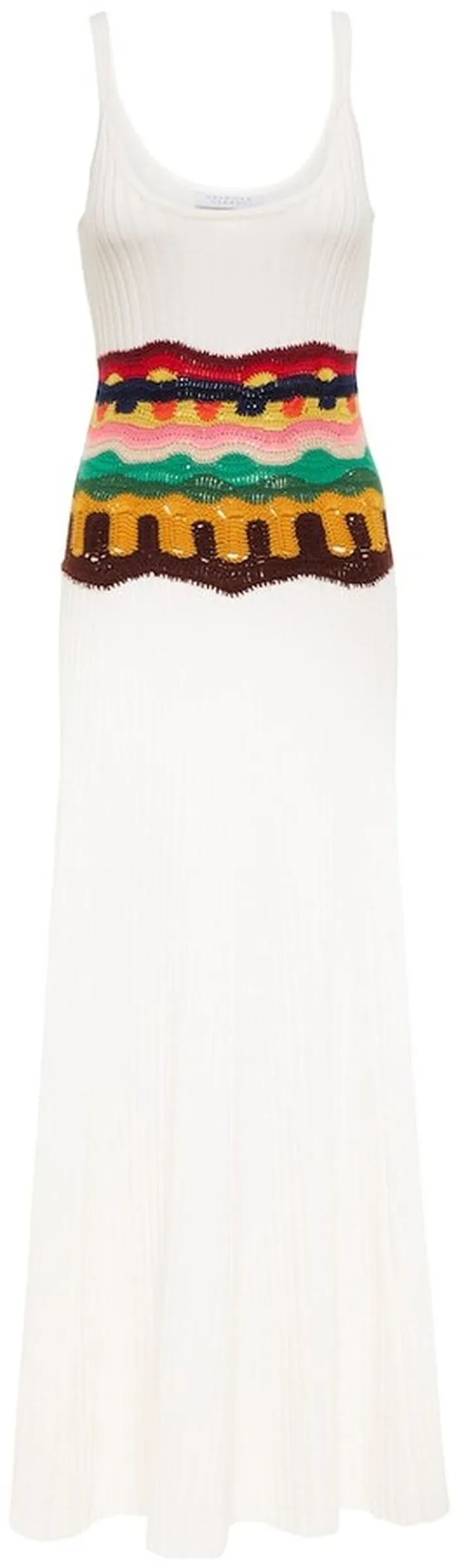 Sainz cashmere and silk maxi dress