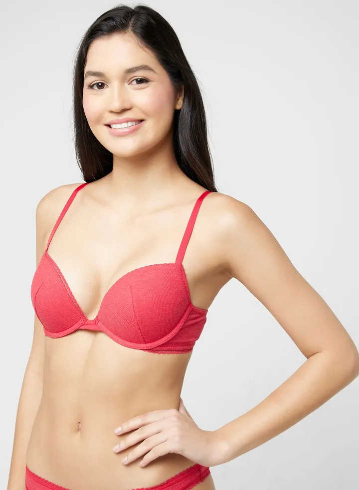 Plunge Neck Bra