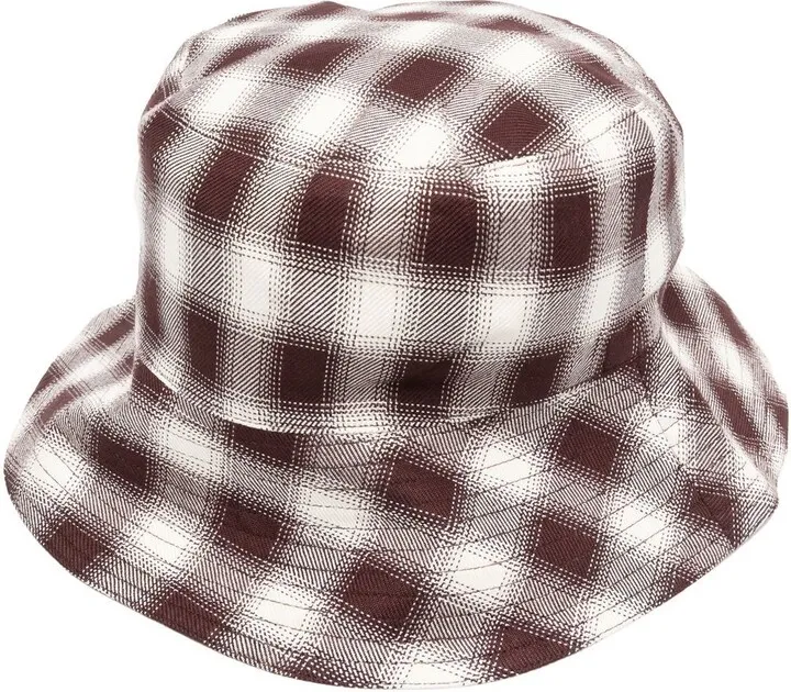 Checked Bucket Hat