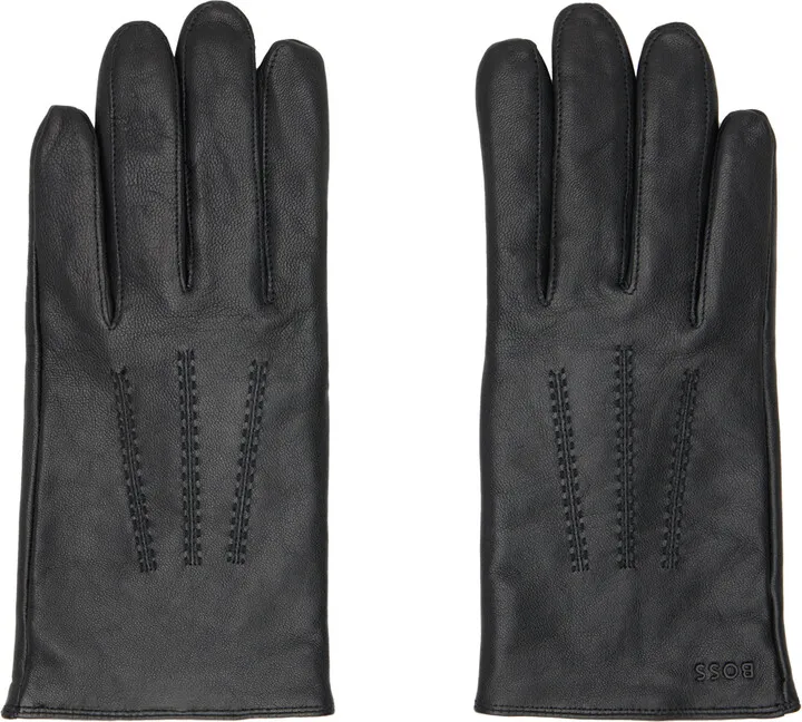 BOSS Black Logo Gloves
