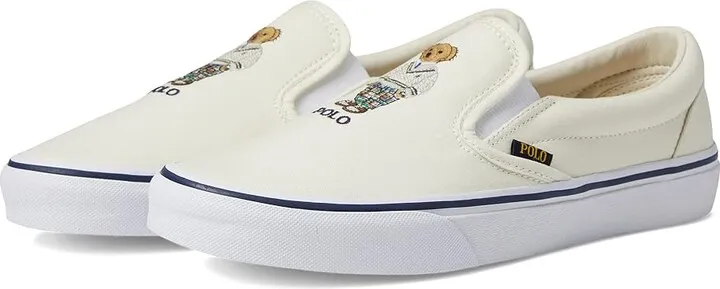 Polo Ralph Lauren Keaton Slip-On Sneaker (Cream) Men's Shoes
