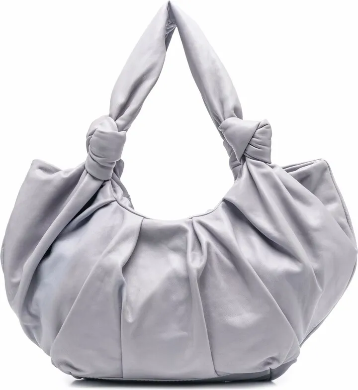Knots leather tote bag