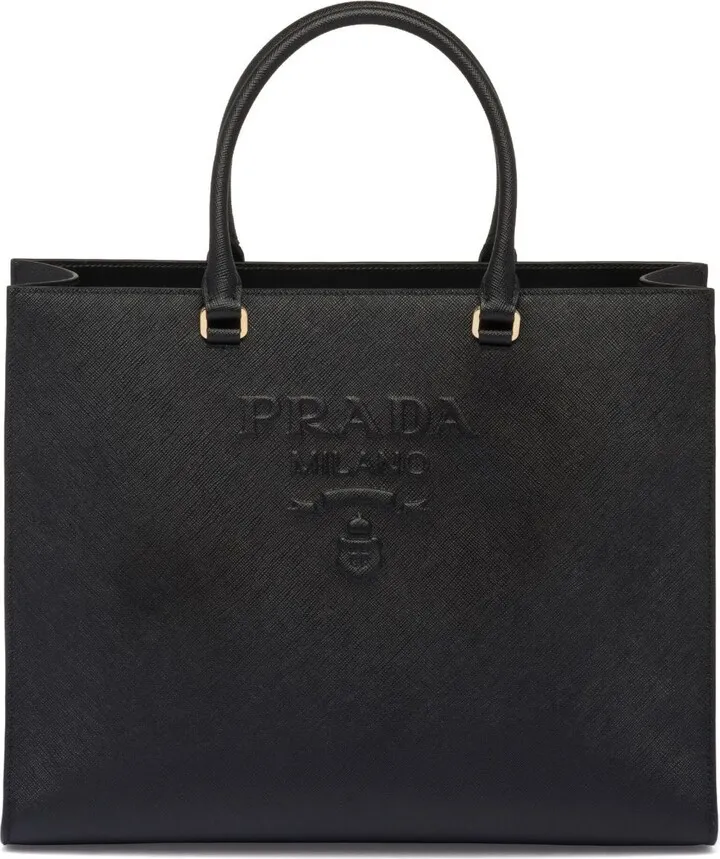 Medium Saffiano Leather Tote Bag