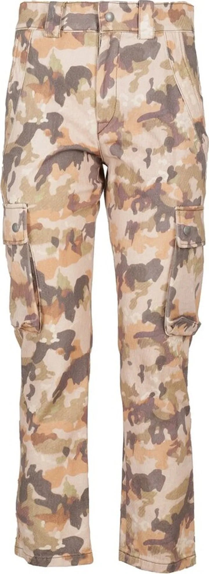 Isabel Marant Camouflage Printed Straight-Leg Trousers