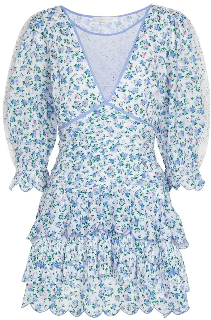 Marquise floral cotton minidress