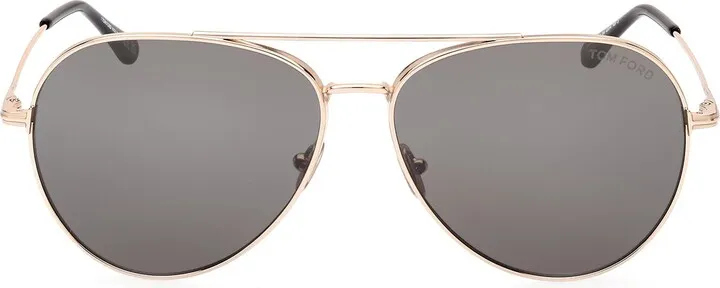 Dashel 62mm Oversize Pilot Sunglasses