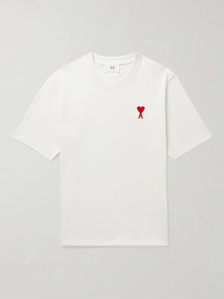 Logo-Embroidered Cotton-Jersey T-Shirt
