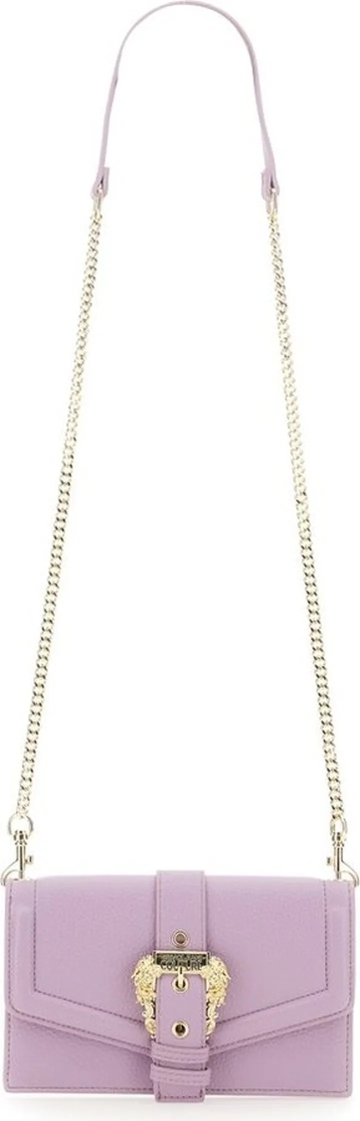 Versace Jeans Couture Logo-Buckle Chain-Linked Crossbody Bag
