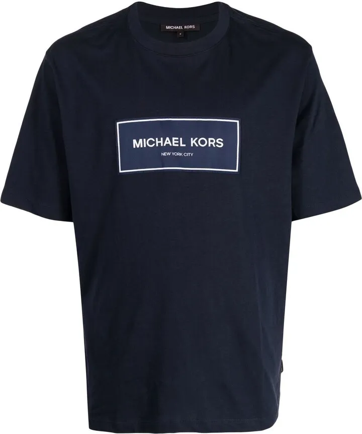 logo-patch short-sleeved T-shirt