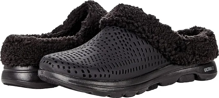 SKECHERS Foamies GOwalk 5 - Relax Clog (Black) Women's Shoes