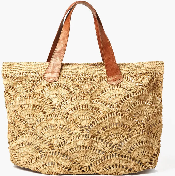 Natural Tulum Crocheted Tote