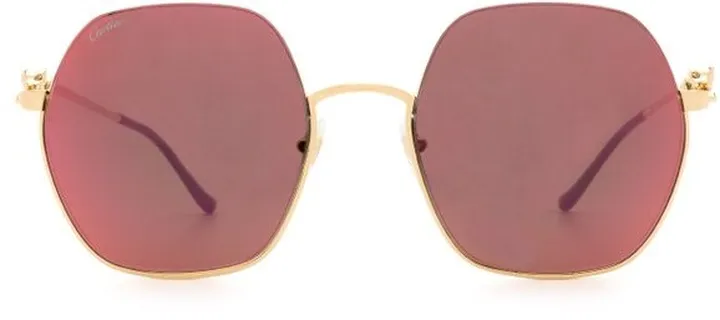 Cartier Geometric Frame Sunglasses