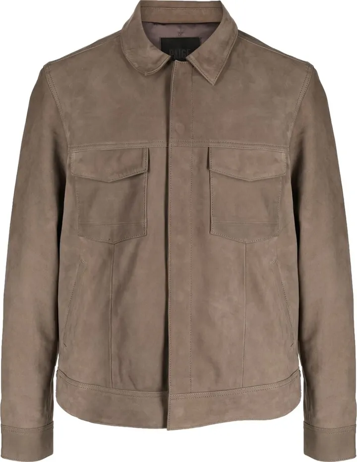Pedro long-sleeved leather jacket