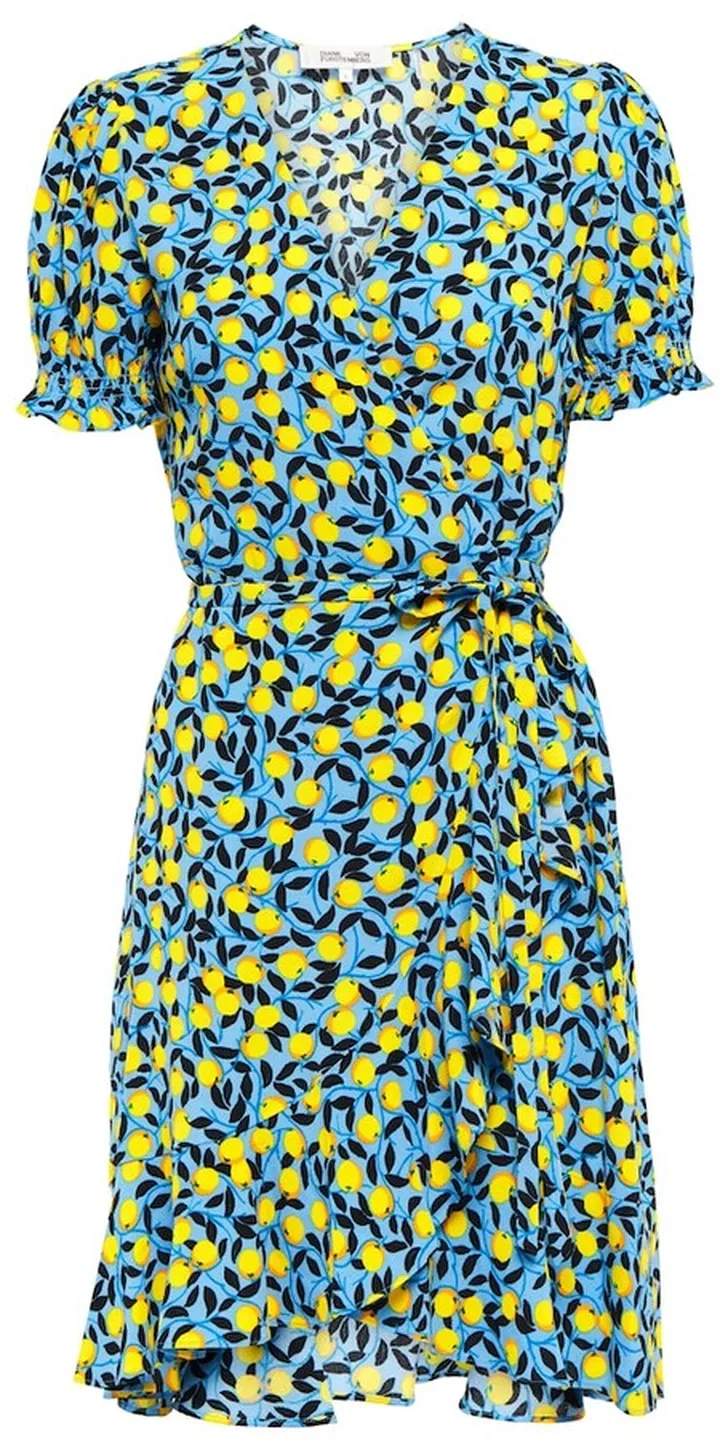 Emilia printed crepe minidress