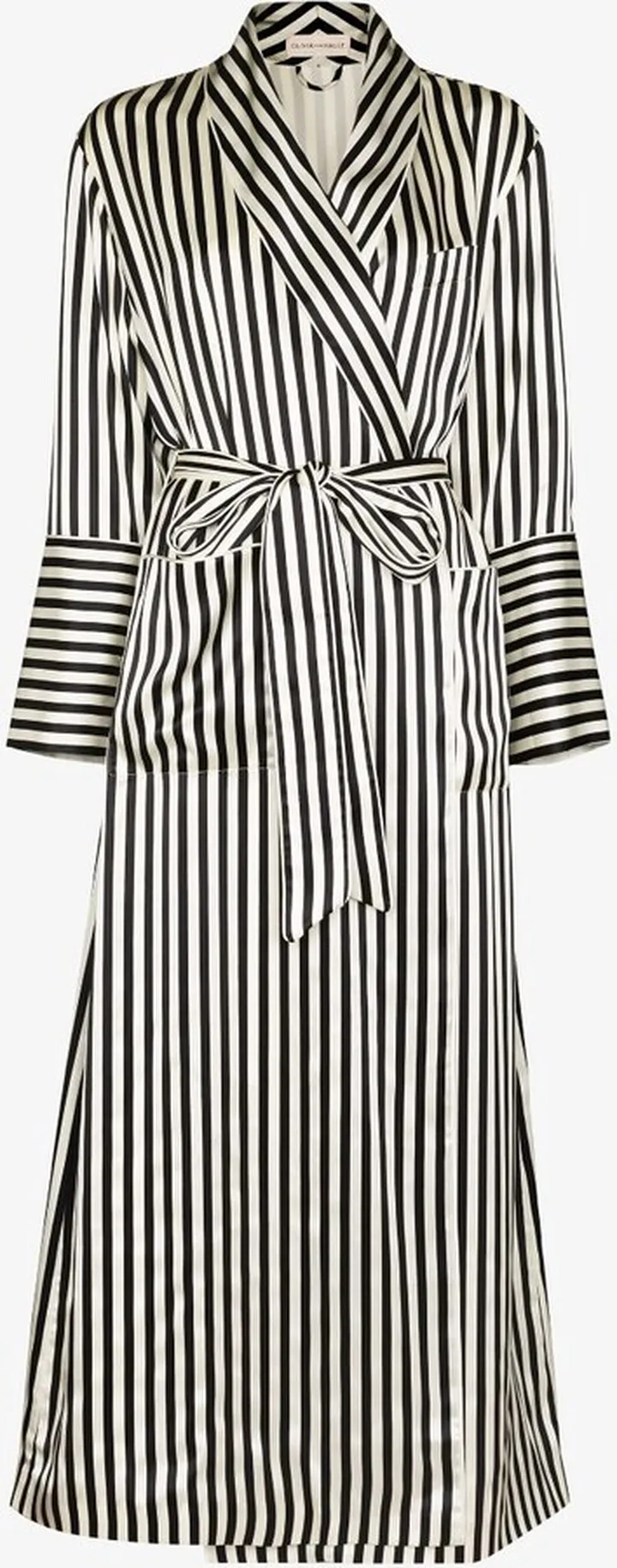 Capability Nika Striped Silk Robe