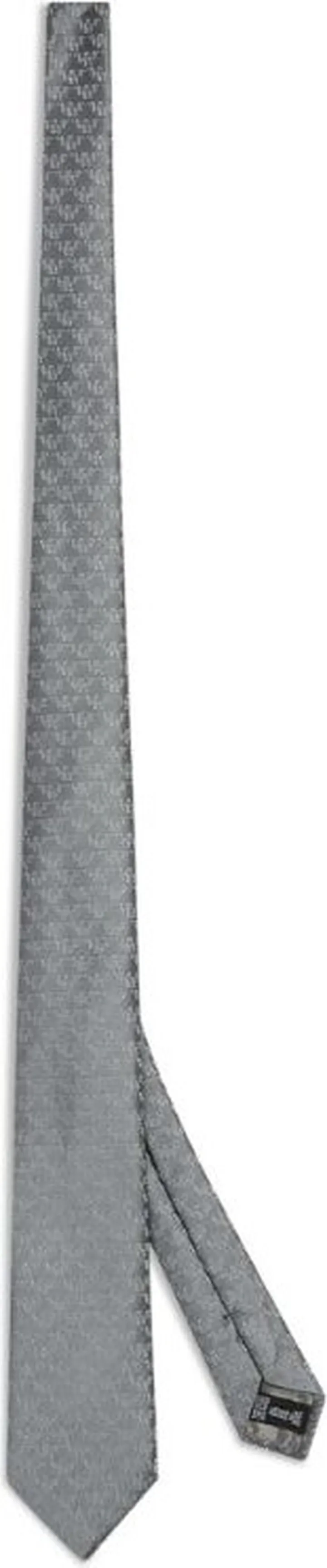 Emporio Armani Silk-Cotton Jacquard Tie