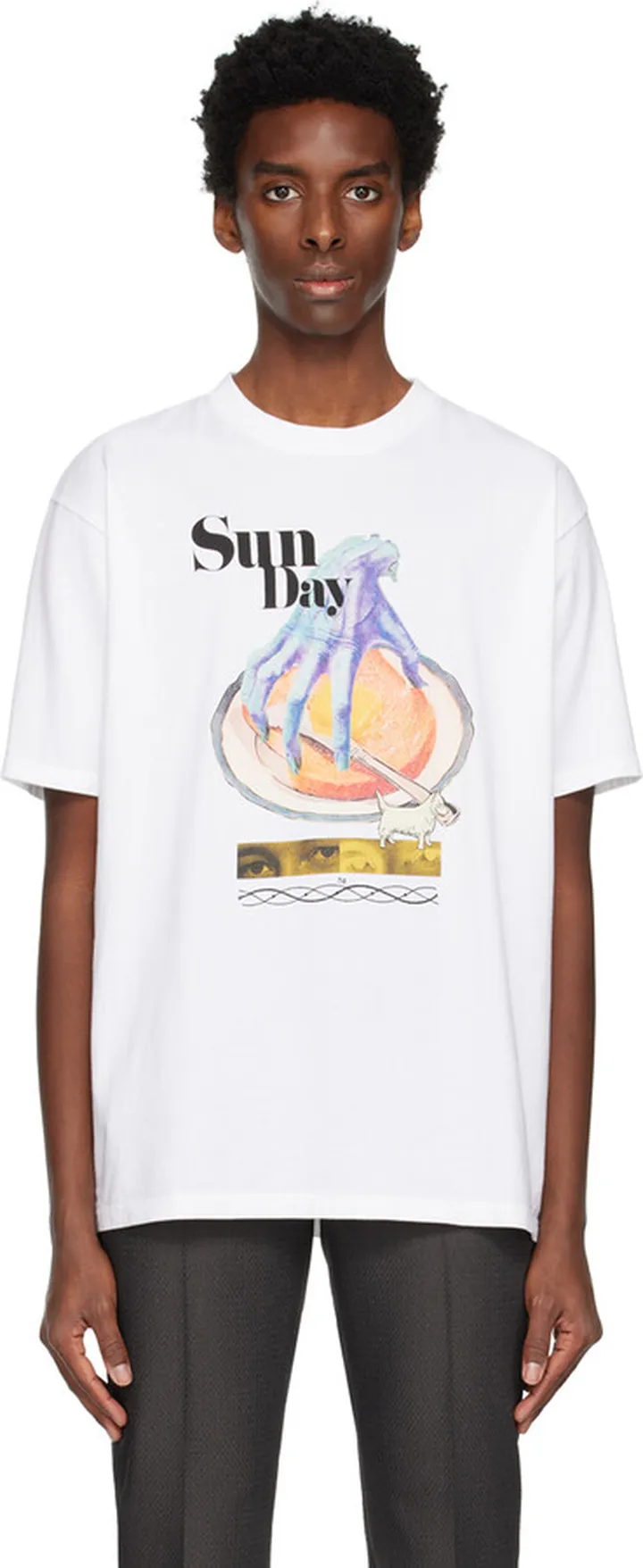 UNDERCOVER White Printed T-Shirt