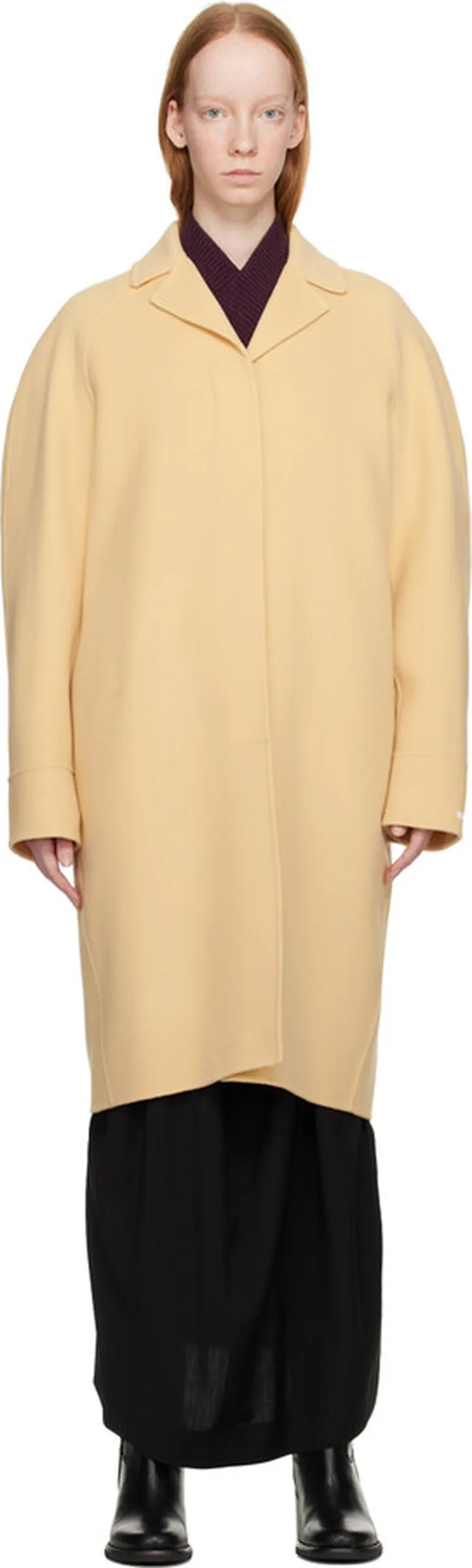 Sportmax Yellow Fernet Coat