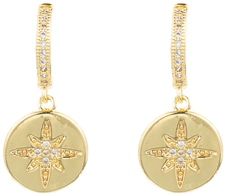 North Star Drop Earrings