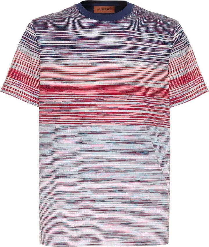 Jersey degradé space dye t-shirt