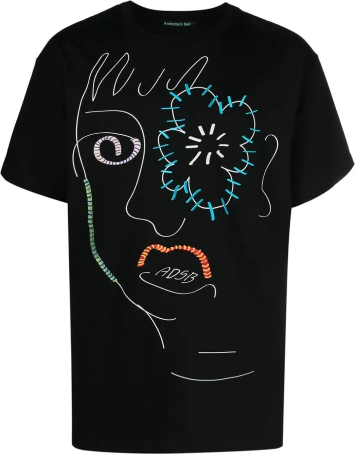 graphic-print cotton T-shirt