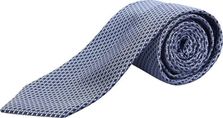 Jacquard Blue Silk Tie