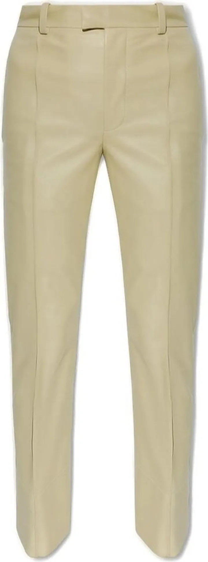 Bottega Veneta Straight-Leg Leather Trousers