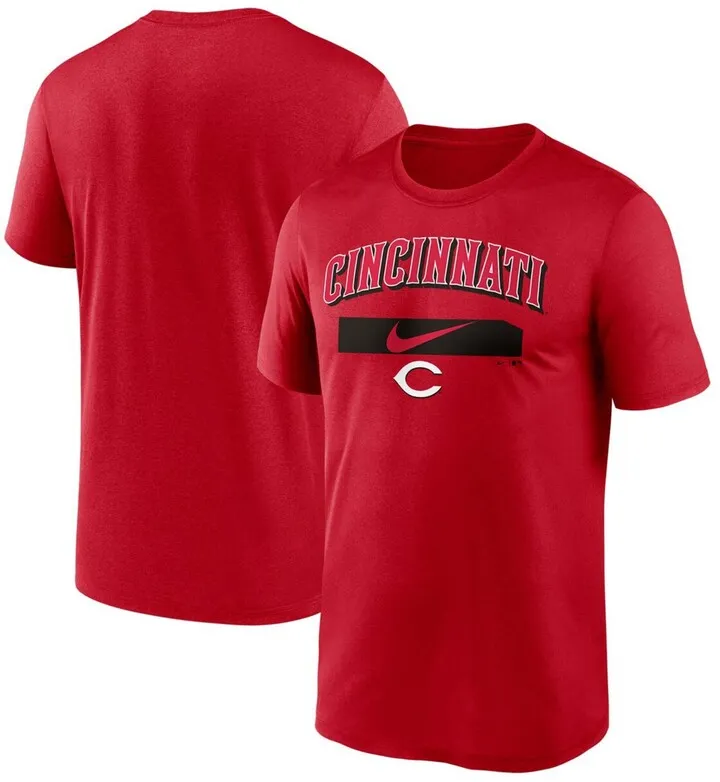 Men's Red Cincinnati Reds City Legend Practice Performance T-shirt